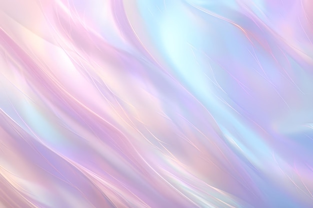 Pastel Holographic Dream Soft Colors in 3D