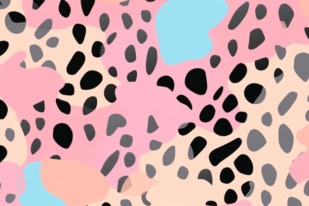 Photo pastel leopard skin print pastel leopard skin background pastel leopard skin pattern pastel leopard skin texture pastel animals skin background ai generative