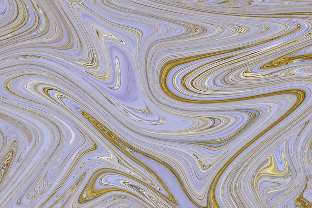 Pastel marble swirl background handmade feminine flowing with gold texture experimental art