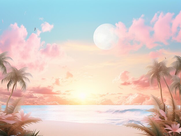 pastel panorama background