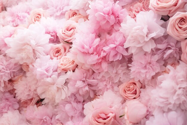 Pastel Peony Cute Wallpaper for Floral Softness