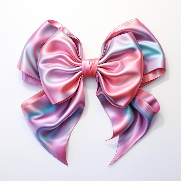 Pastel Perfection A Dreamy Colored Pencil Drawing of a Pink Bow