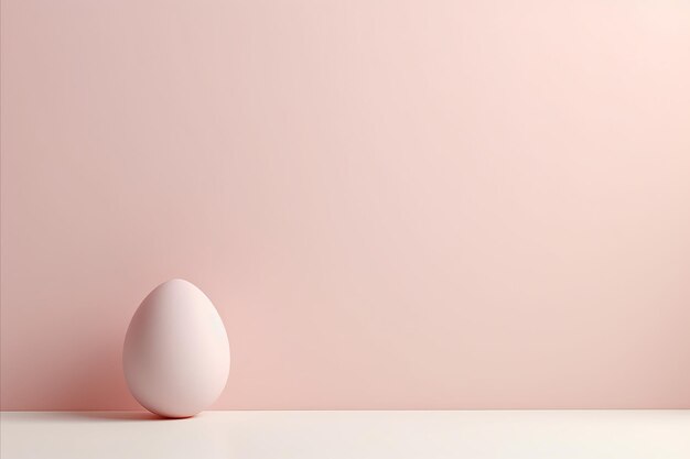 Pastel perfection a single egg for easter celebration