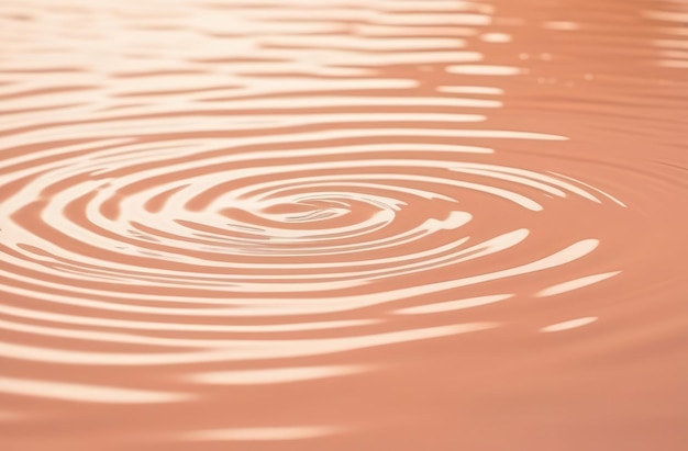 Pastel perzikkleur rimpelende waterreflecties beige abstracte achtergrond Peach Fuzz.