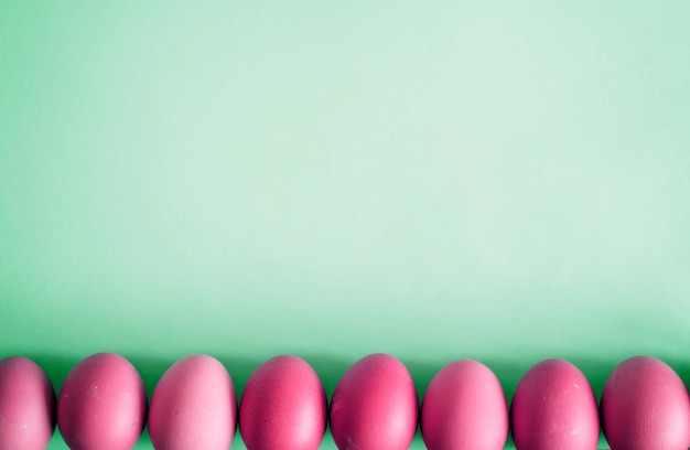 Pastel pink Easter Eggs