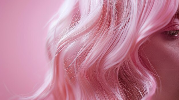 Pastel Pink Hair Color Wax