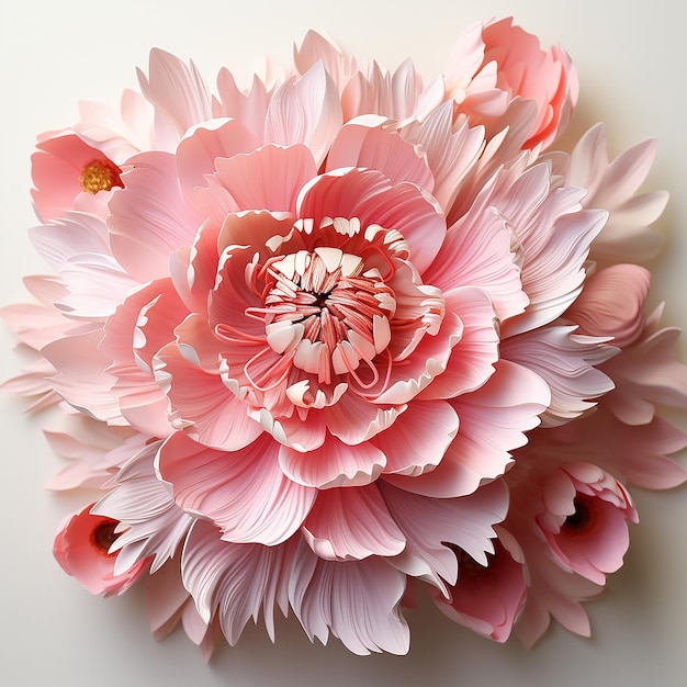 Pastel Pink Peony Delicate Beauty in Bloom