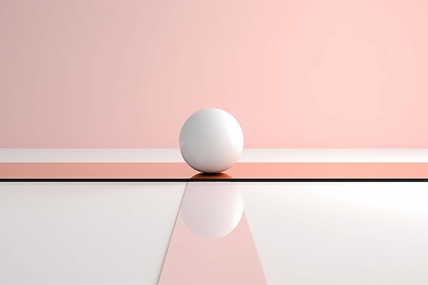 Pastel Podium in a Minimalistic Setting Elegant Pedestal Ai generated