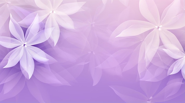 Pastel Purple Flower Delicate Illustration with a Serene Floral Background