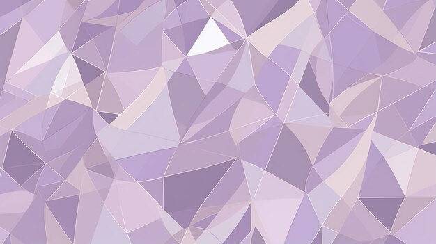 Pastel Purple Triangle Waves Abstract Background with Geometric Patterns and Serene Vibes