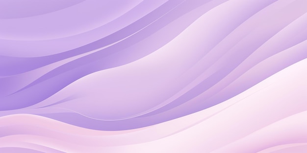 パステル紫の波 やかな線の静かな背景