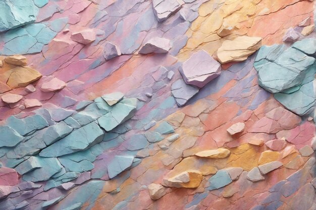 Photo pastel rock texture background pastel stone texture background stone background rock background stone texture rock texture ai generative