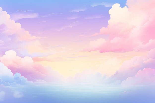 Photo pastel sky background and copy space
