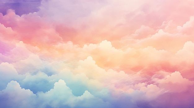 Premium AI Image | Pastel style colored watercolor gradient