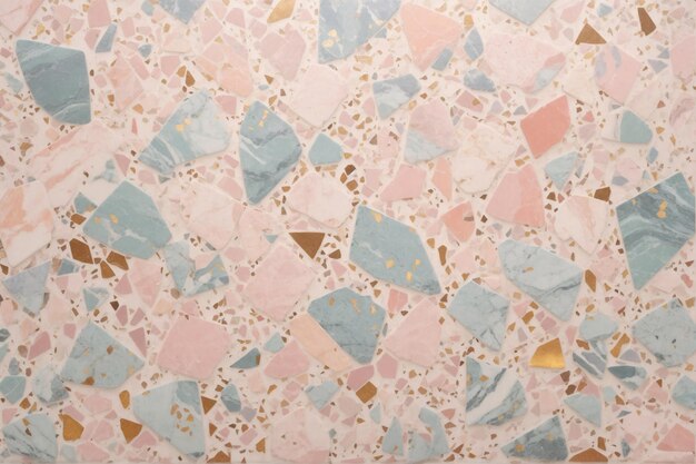 Pastel Terrazzo Texture Terrazzo Texture Background Terrazzo Mosaic Tiles Terrazzo Marble Background Terrazzo Tiles Texture AI Generative