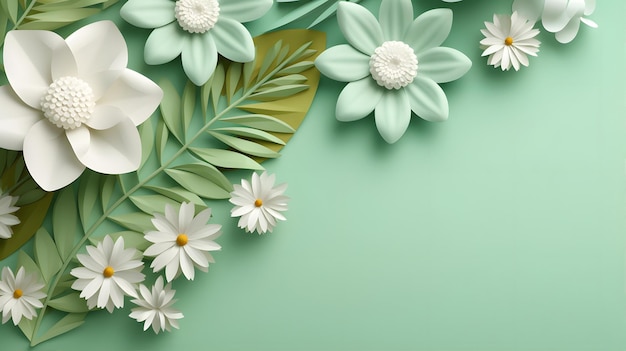 Pastel tone flower background