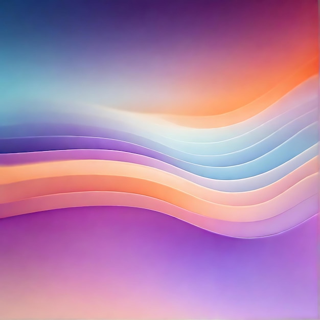 Pastel tone gradient defocused abstract photo smooth lines pantone color background