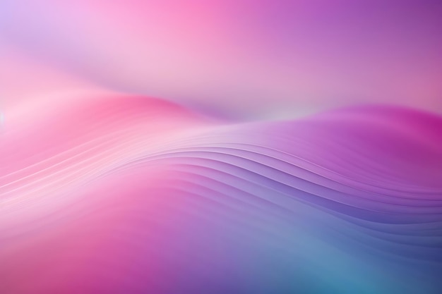 Pastel tone purple pink blue gradient defocused abstract smooth lines color background