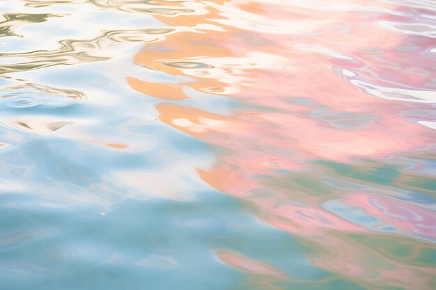 Photo pastel water reflections for wallpaper