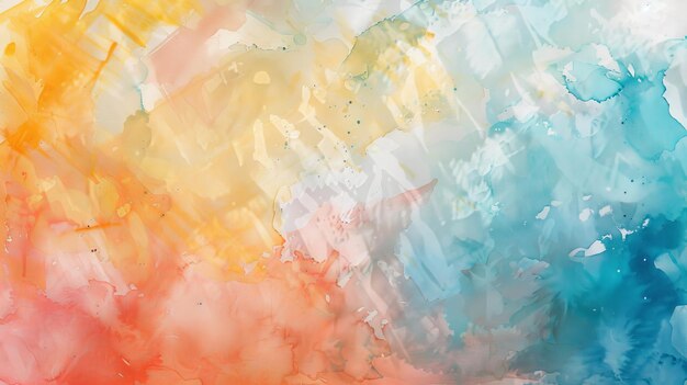 Photo a pastel watercolor background with abstract elements