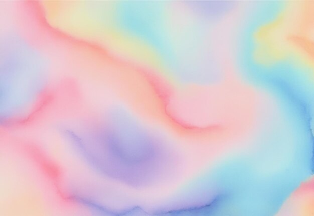 Pastel watercolor clouds background