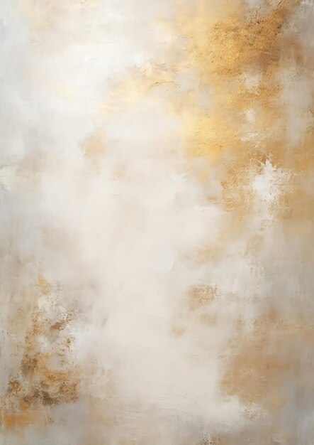 パステル白い色と金色のタッチ モダンな絵画 壁の装飾 背景の背景