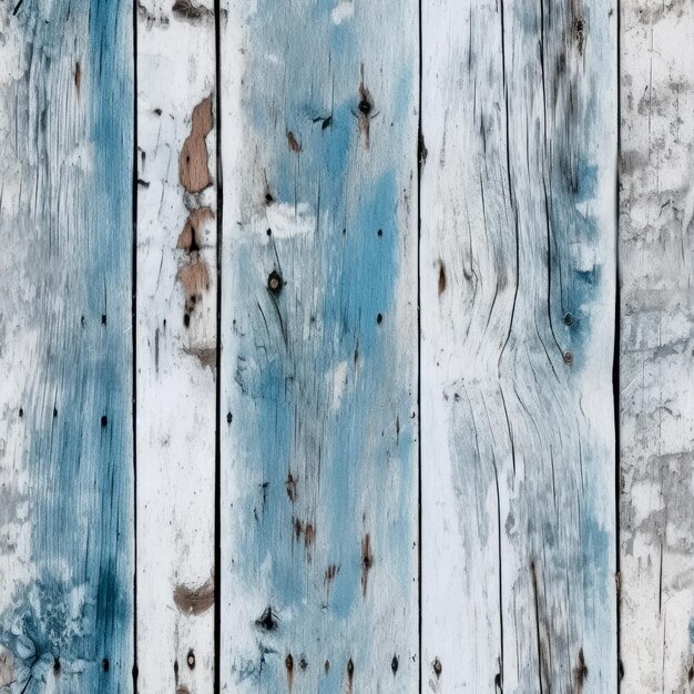 Foto pastel woodgrain harmony wit en blauw naadloos patroon