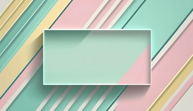 Pastelkleur abstracte achtergrond met geometrische lijnen