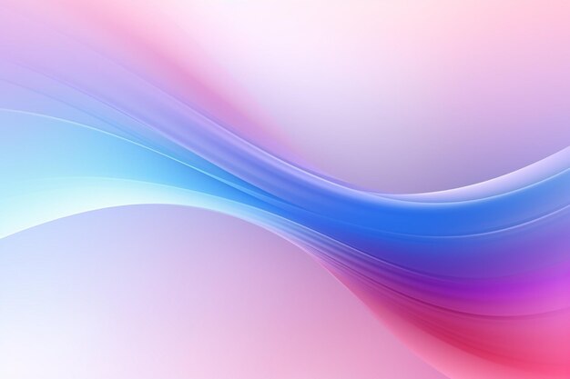 Pasteltone paars roze blauw gradiënt gefocust abstracte gladde lijnen kleur