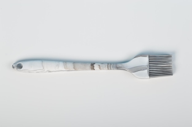 Pastry brush egg isolated on a white background