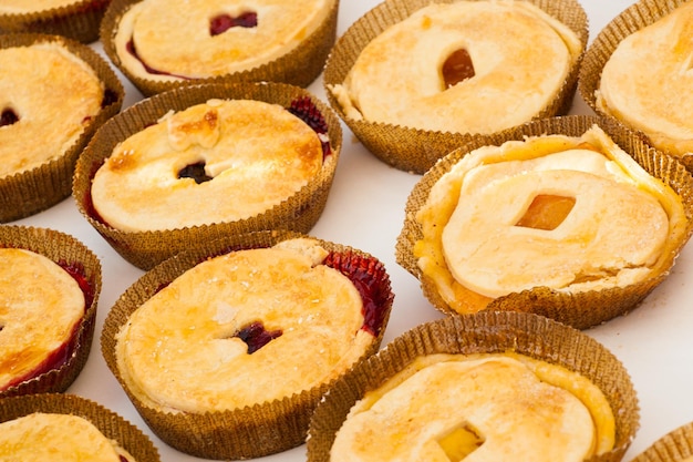 Pastry on the display at the local farmes market.