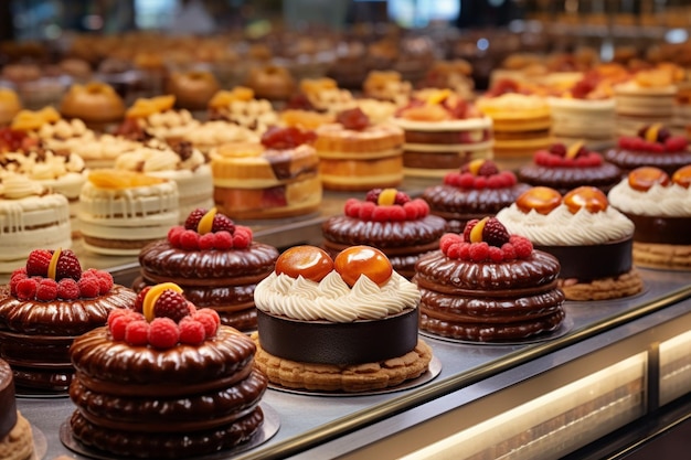 Pastry shop cakes and bakery desserts sweet food