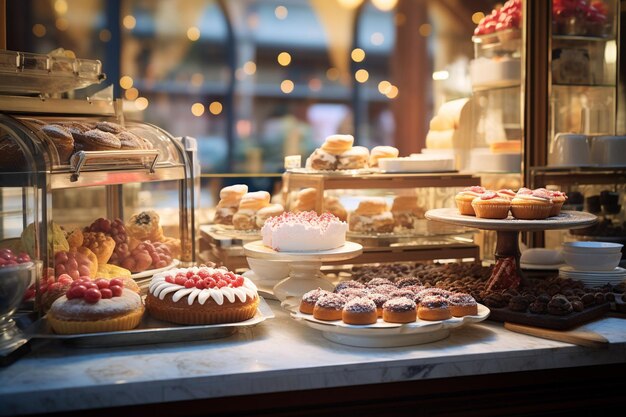 Pastry Shop with European Flair