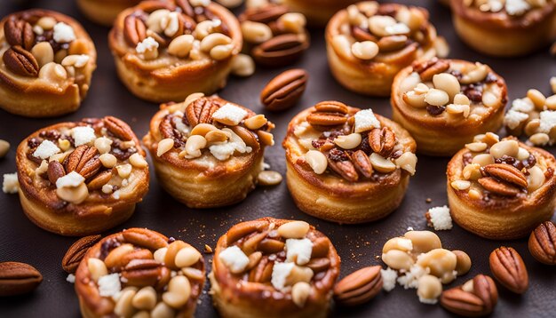 Pastry with nuts