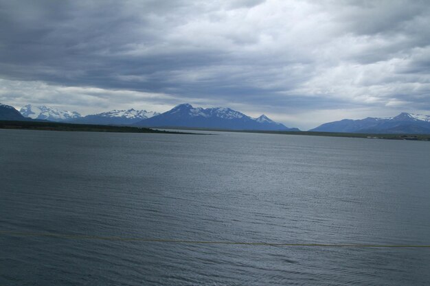 Patagonia from ferry from Puerto Natales