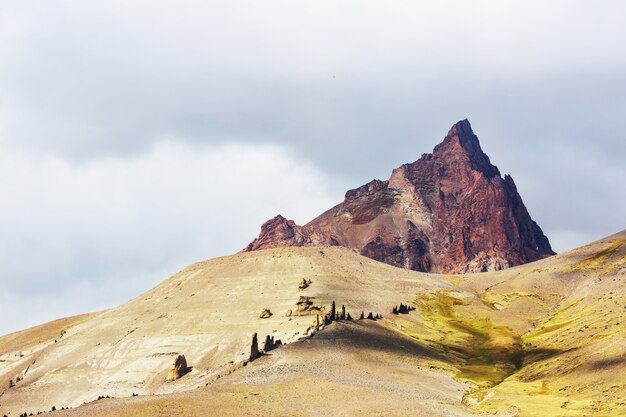 アルゼンチン南部のパタゴニアの風景。美しい自然の風景。