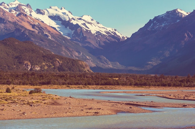 Patagonia landscapes in Southern Argentina