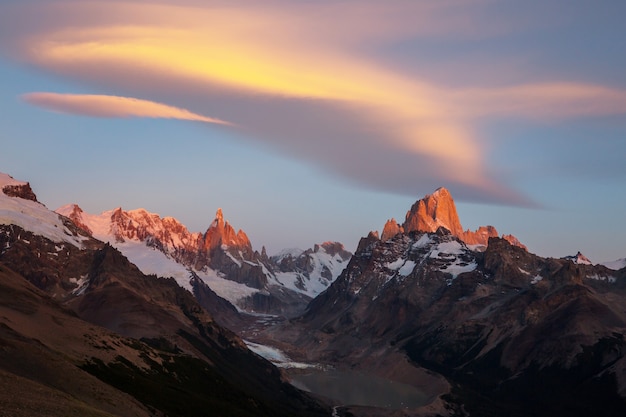 Patagonië landschappen in het zuiden