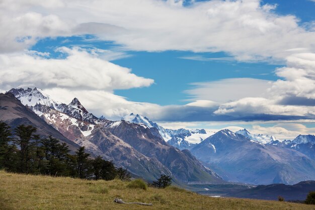 Patagonië landschappen in zuid-argentinië. prachtige natuurlijke landschappen.