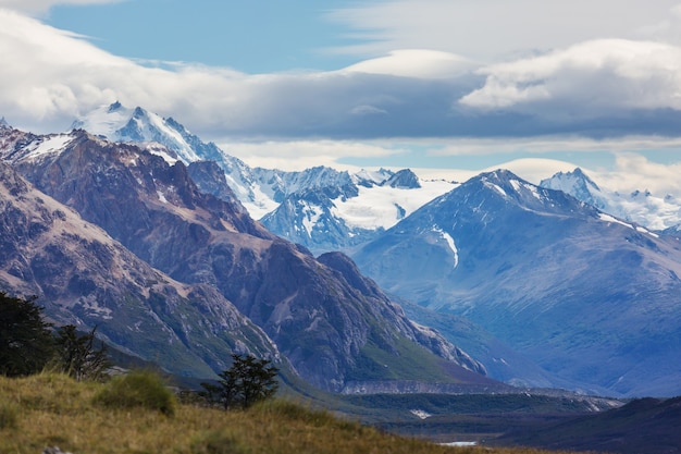 Patagonië landschappen in Zuid-Argentinië. Prachtige natuurlijke landschappen.
