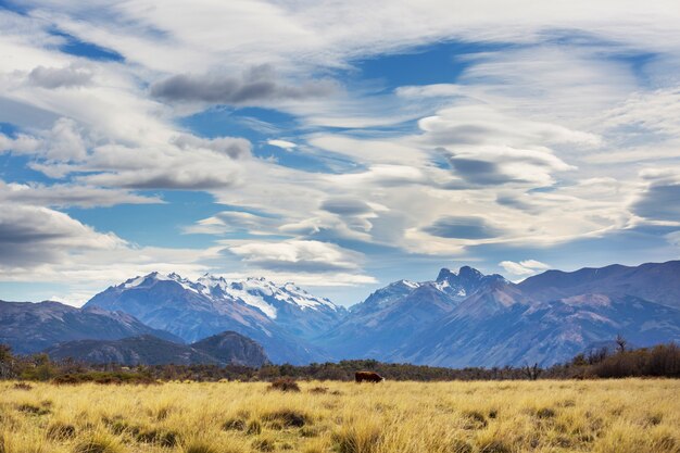 Foto patagonië landschappen in zuid-argentinië