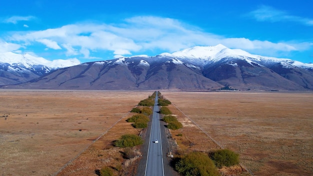 Patagoniëweg bij El Calafate in Santa Cruz Argentinië Patagonië landschap