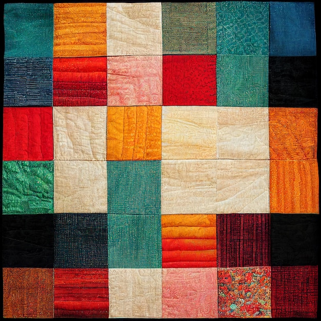 Photo patchwork textile sarilmak multicolor background