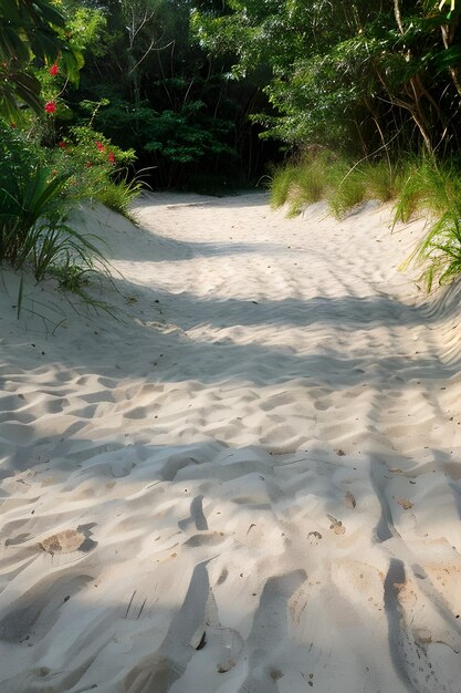 Path in beach