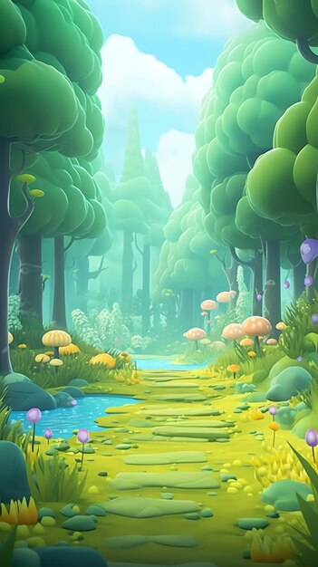 The path in the forest