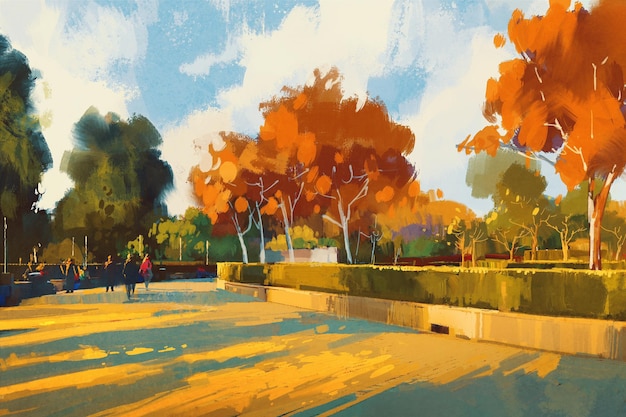 秋の風景画 Autumn Landscape Www Bagywagy Com
