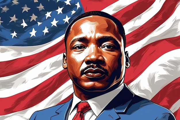 Path to Justice MLK Day Symbolic Background