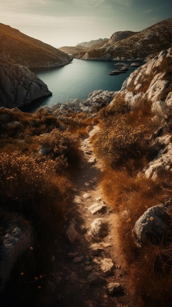 A path leading to the sea