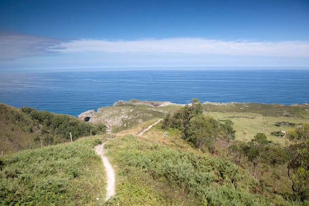 Path at San Emeterio Point, Austurias, Spain