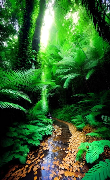 A path through the jungle